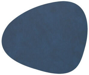 LINDDNA Glasuntersetzer Curve 11x13 cm Nupo Midnight Blue
