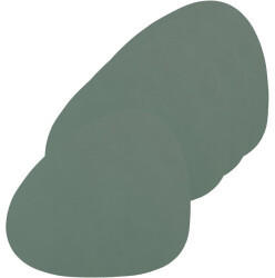 LINDDNA Glasuntersetzer Curve Nupo pastellgrün (4er-Set)