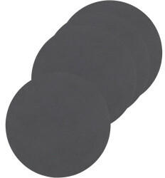 LINDDNA Glasuntersetzer rund Ø 10 cm Nupo anthrazit (4er-Set)
