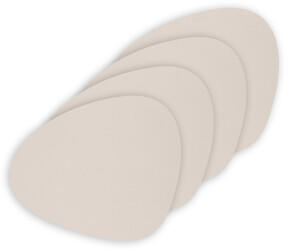 LINDDNA Glasuntersetzer Curve, Nupo soft nude (4er-Set)