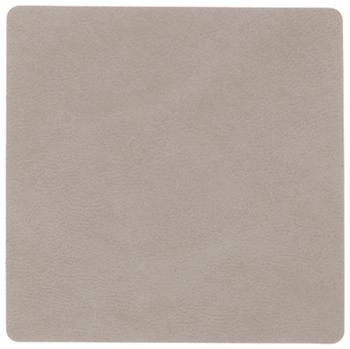 LINDDNA Square Glasuntersetzer 10 x 10 cm Nupo hellgrau