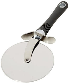 Kitchen Craft Pizzaschneider 10cm mit Komfortgriff, Edelstahl, Silber/Grau, 28 x 18 x 18 cm