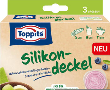Toppits Silikondeckel Set 3 tlg. BPA-frei