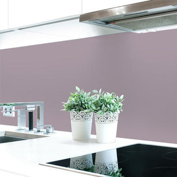 druck-expert Küchenrückwand Violetttöne Unifarben Premium Hart-PVC 0,4 mm selbstklebend , Größe:Materialprobe A4, Ral-Farben:Pastellviolett RAL 4009
