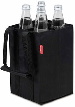 Achilles Flaschenträger ADB04, Polyester, schwarz, 17 x 27 x 17 cm, für 4 Flaschen
