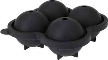 Spetebo Eisw&uuml;rfelform Silikon Eisw&uuml;rfelform XL Kugel - 4er / je 6 cm, Eisw&uuml;rfelschale f&uuml;r 4 gro&szlig;e Kugeln