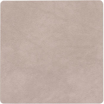 LINDDNA Glasuntersetzer SQUARE 8-teilig Leder Nupo 10 x 10 cm Normad Grey