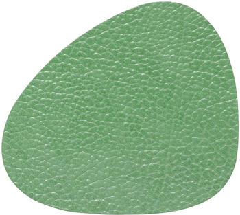 LINDDNA Glasuntersetzer CURVE 8-teilig Leder Hippo 11 x 13 cm Forest Green