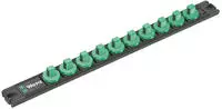 Wera 9602 Nuss-Magnetleiste, 1/2 Zoll , unbest&uuml;ckt, 30 x 370 mm