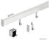 Naber Alto Set. Relingsystem, 900 mm edelstahlfarbig - Relingsysteme
