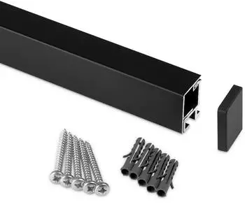 Kesseböhmer Linero Style Küchenreling 600–1800mm schwarz
