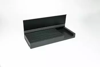 Kesseböhmer Linero MosaiQ Messerhalter magnetisch, Kunststoff, tiefschwarz matt