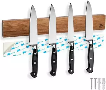 ECENCE Magnetleiste Messer Akazienholz 40cm