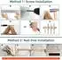 LuxusKollektion Magnetische Messerleiste Holz, 16 Zoll, beige
