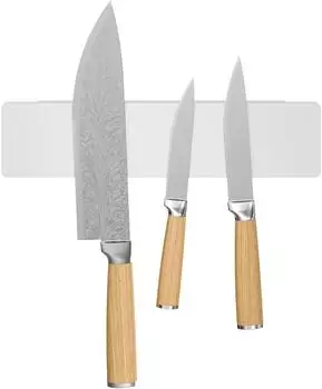 tesa Messer-Magnetleiste selbstklebend, Kunststoff, weiß (70047-00000-01)