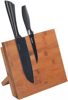 Wenko Mesina Magnetischer Messerhalter, Bambus, dunkelbraun (54949100)