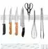 LuxusKollektion Ninonly Messer-Magnetleiste selbstklebend, Edelstahl, 40cm