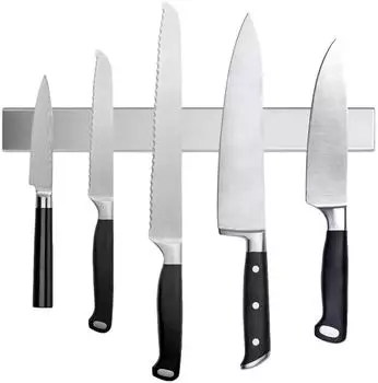 LuxusKollektion Magnetleiste Messer Edelstahl 30cm selbstklebend