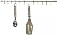 Kitchencraft Edelstahl-k&uuml;chenutensilien-h&auml;ngegestell Mit 12 Haken, 52 Cm (20,5")