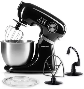 GOURMETmaxx Küchenmaschine 1000W Schwarz