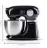 GOURMETmaxx Küchenmaschine 1000W Schwarz