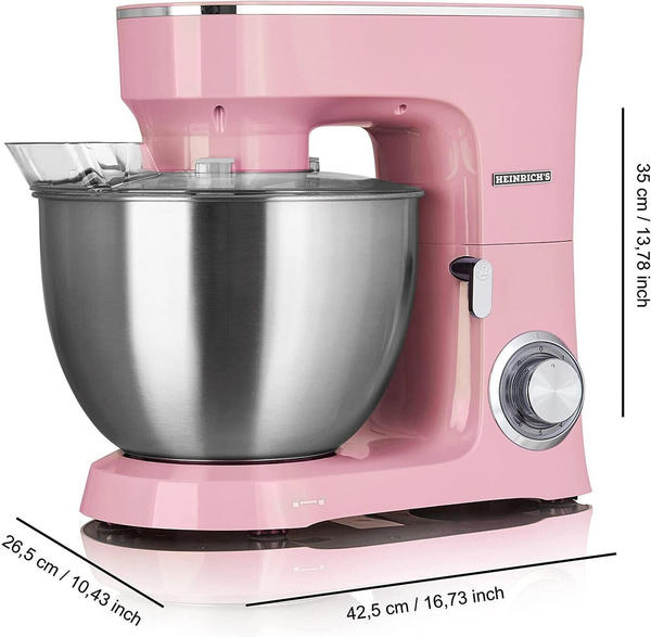 Ausstattung & Eigenschaften Heinrich´s Multifunktions-Küchenmaschine HKM 8078 rosa