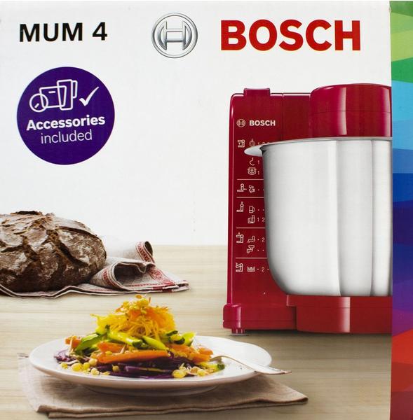 Knetmaschine Eigenschaften & Ausstattung Bosch MUM 44R1 Rot