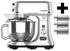Gastroback 40977 Advanced Digital Silber inkl Pastavorsatz