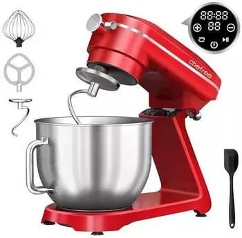 CHEFREE Profi K&uuml;chenmaschine M500 1800W Rot