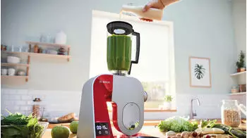 Bosch MUM5X734 dunkelrot silber – Innovative Technologie für perfekte Ergebnisse