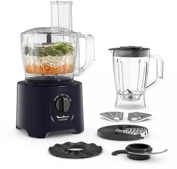 Moulinex Easy Force Robot Küche Multifunktion 800W 25 Funktionen 2 Geschwindigkeiten