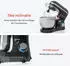 KitchenBrothers Küchenmaschine 2000W schwarz