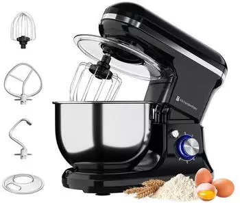 KitchenBrothers K&uuml;chenmaschine 1200W schwarz
