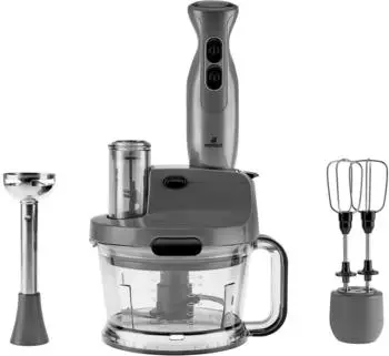 Karaca Pro-Multimax Space grau Küchenroboter 6-in-1 2000W (153.09.01.1067)