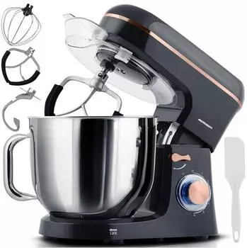 Berdsen K&uuml;chenmaschine 1400W BD-756 schwarz/gold