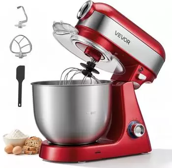 VEVOR Knetmaschine 5L 1000W rot (SC-265)