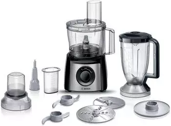 Bosch MultiTalent 3 Kompakt-K&uuml;chenmaschine 800W, schwarz (MCM3531M)
