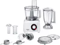 BOSCH Kompakt-K&uuml;chenmaschine "MultiTalent 8 MC812W501, 45 Funktionen,