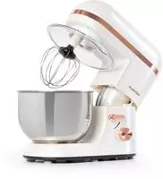 Klarstein Bella Elegance K&uuml;chenmaschine 1800W/2,7PS/5,2 Ltr Edelstahl BPA-frei Wei&szlig;