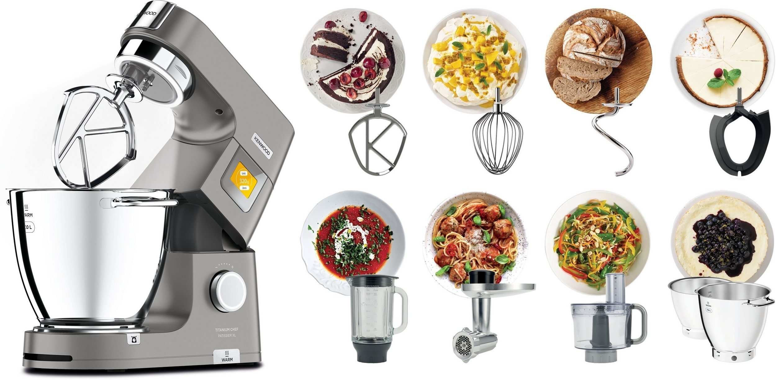 Kenwood Titanium Chef Patissier XL KWL90.594SI Test Testbericht.de
