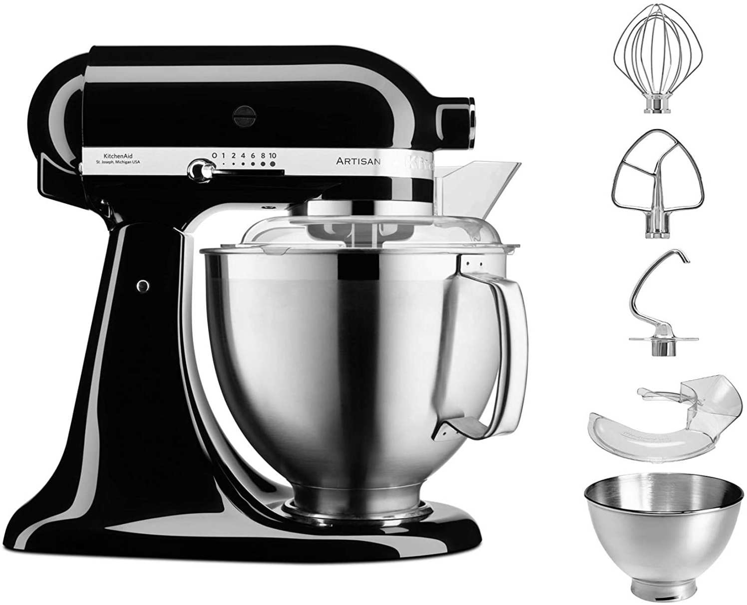 KitchenAid Artisan 5KSM185PS EOB onyxschwarz Erfahrungen auf