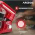Arebos Küchenmaschine 1500W rot