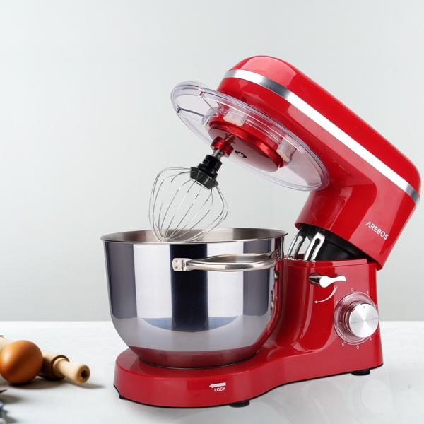 Multifunktions-Küchenmaschine Ausstattung & Eigenschaften Arebos Küchenmaschine 1500W rot