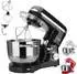Arebos Küchenmaschine 1500W 6,0l schwarz