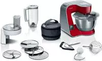 BOSCH K&uuml;chenmaschine "Serie 4 MUM5X720, integr. Waage, Durchlaufschnitzler,...