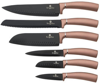 BerlingerHaus Messerset 6-teilig Rosegold Metallic Line BH-2543