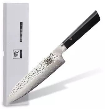 Zayiko Santokumesser 18cm mit Pakaholzgriff