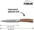 Stoneline Allzweckmesser 24 cm aus Damaszenerstahl mit Nussbaumgriff