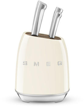 Smeg Knife Block 50's Style Cream Smeg Knife Block 50's Style Cream