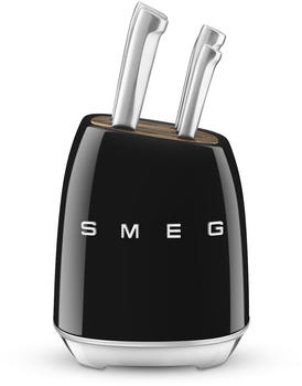 Smeg Knife Block 50's Style Black Smeg Knife Block 50's Style Black